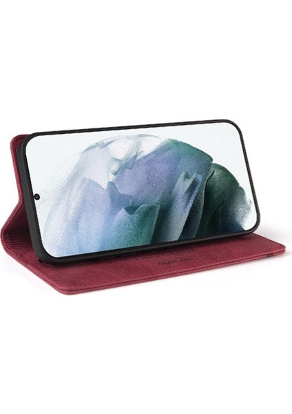 Samsung Galaxy S21 Premium Deri Premium Deri Kickstand Için Kılıf (Yurt Dışından) indirimleri