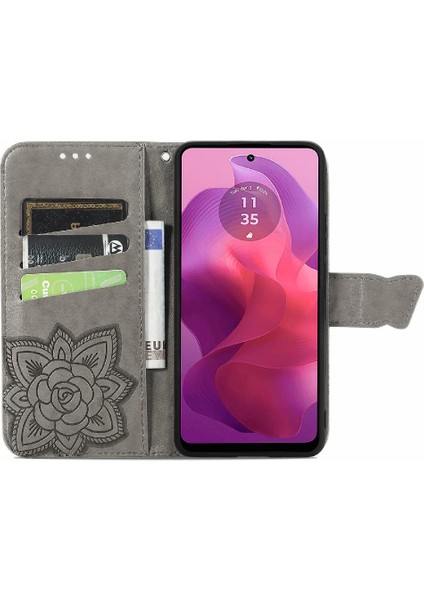 Motorola Moto G24 Kelebek Cüzdan Iş Kanat Çok Renkli (Yurt Dışından) fiyatları