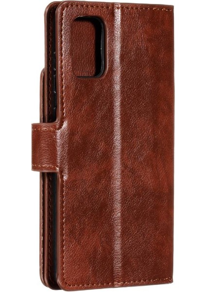 Samsung Galaxy A71 4g 9 Kart Yuvaları Cüzdan Kickstand Manyetik Pu (Yurt Dışından) modelleri