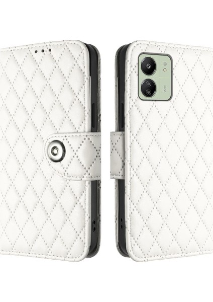 BDT Boutique Xiaomi Redmi 13C 4g Için Kılıf Cüzdan Kapak Bilek Şerit Darbeye Şık (Yurt Dışından)