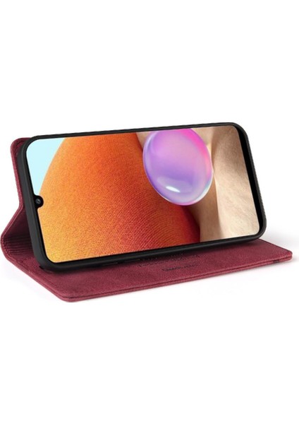 Samsung Galaxy A32 4g Premium Deri Premium Deri Kickstand Için Kılıf (Yurt Dışından) modelleri