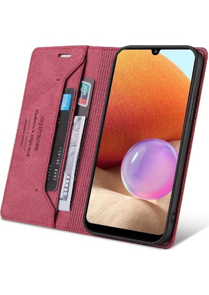 Samsung Galaxy A32 4g Premium Deri Premium Deri Kickstand Için Kılıf (Yurt Dışından) indirimleri