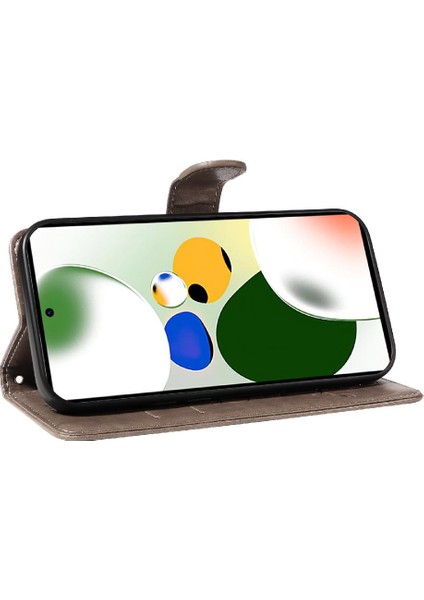 El Kayışı ve Kart Yuvası Cüzdan Telefon ile Xiaomi Poco X5 Pro 5g Için Kılıf (Yurt Dışından)