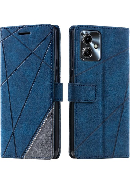 Motorola Moto G54 5g Manyetik Kart Tutucu Kickstand Pu Deri Kılıf (Yurt Dışından)