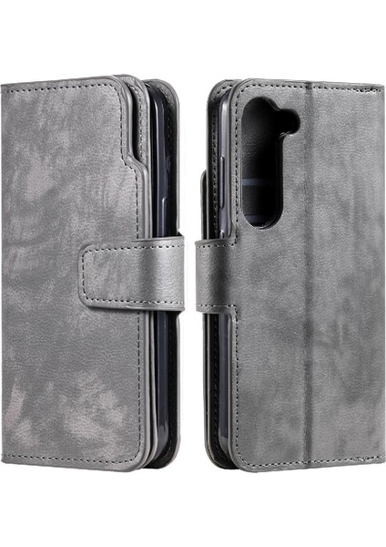 Samsung Galaxy S23 Cüzdan Pu Deri Kickstand Manyetik 9 Kart (Yurt Dışından)