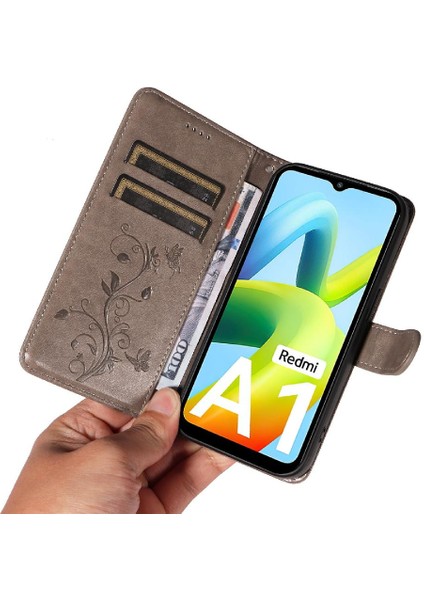 Xiaomi Redmi A1 Için Kılıf Yüksek Kaliteli Deri ve Kart Yuvası Kabartmalı (Yurt Dışından) indirimleri