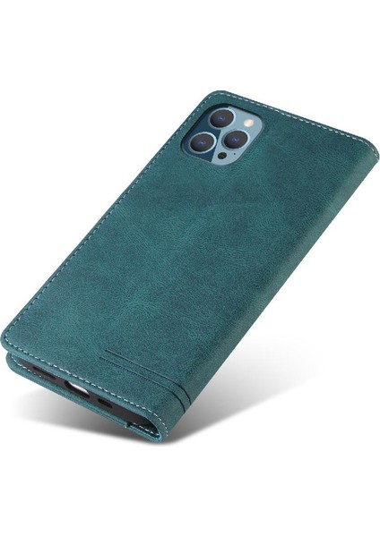 IPhone 13 Için Kılıf Pro Kickstand Premium Deri Iki Kart Yuvaları Prim (Yurt Dışından) indirimleri