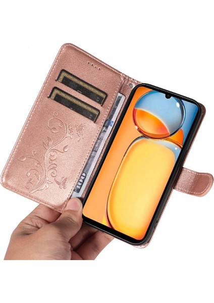 Xiaomi Redmi Için Kılıf Redmi 4g Yüksek Kaliteli Deri Kabartmalı Kelebek ve (Yurt Dışından) indirimleri