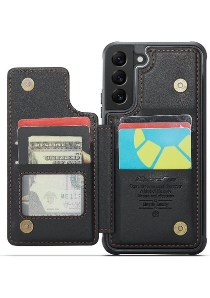 Samsung Galaxy S21 Pu Deri Kickstand Rfıd Ince Için Caseme Cüzdan Kılıf (Yurt Dışından) fiyatları