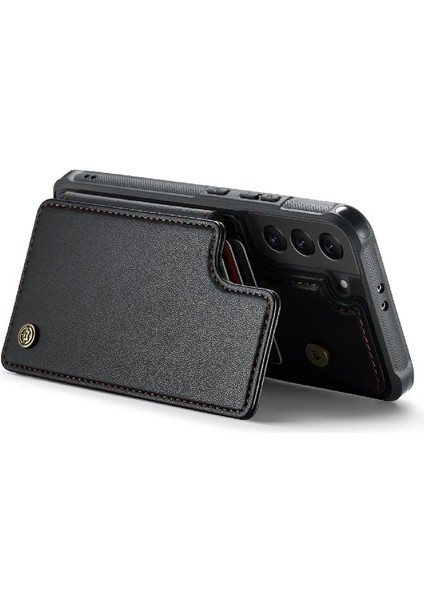 Samsung Galaxy S21 Pu Deri Kickstand Rfıd Ince Için Caseme Cüzdan Kılıf (Yurt Dışından) modelleri