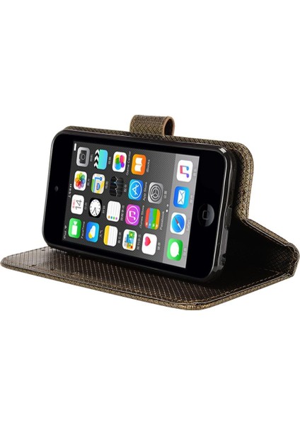 Ipod Touch 7//6/5 Manyetik Cüzdan Kickstand Kapak Kart Tutucu Için Kılıf (Yurt Dışından)