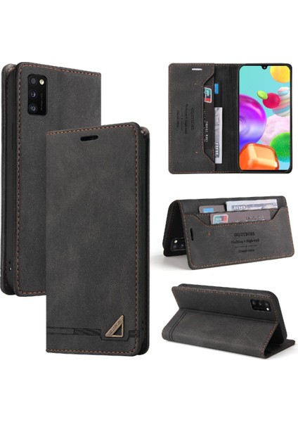 Samsung Galaxy Two Iki Kart Yuvaları Kickstand Premium Deri Için Kılıf (Yurt Dışından)