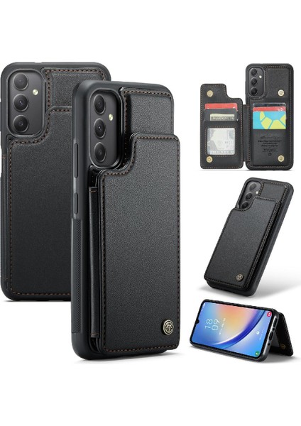 Samsung Galaxy A34 5g Kickstand Rfıd Engelleme Ince Için Caseme Cüzdan Kılıf (Yurt Dışından)