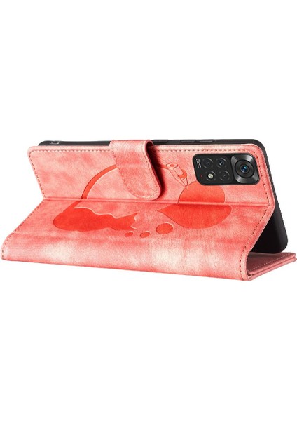 Xiaomi Redmi Için Not 11/not 11S Tutucu Kapak Kabartmalı Sevimli Kedi (Yurt Dışından) indirimleri