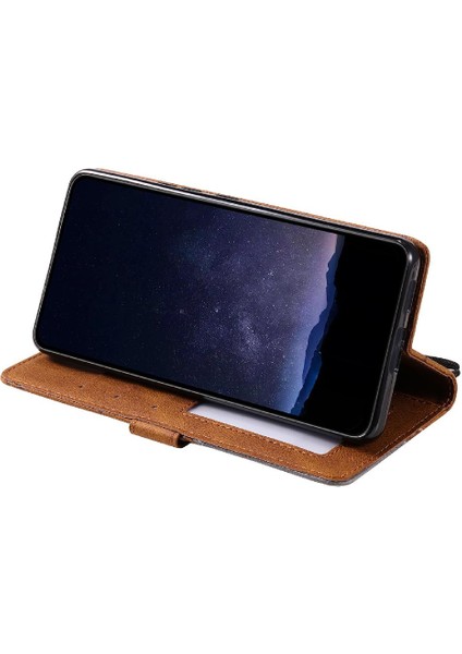 Vıvo Y36 5g/4g Için Kılıf Cüzdan Flip Folio Kart Tutucu Kickstand Darbeye (Yurt Dışından)