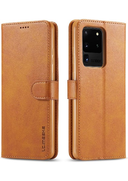 Samsung Galaxy S20 Ultra Tutucu Kart Yuvaları ile Cüzdan Buzağı Flip (Yurt Dışından) indirimleri