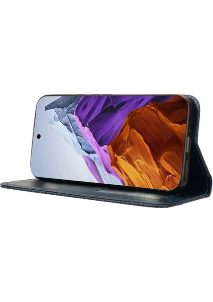 Piksel 9 Pro Pu Deri Cüzdan Manyetik Kapatma Için Kılıf (Yurt Dışından)