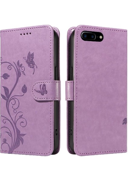 IPhone 6 Için Kılıf Artı/6s Artı Yüksek Kaliteli Deri Kabartmalı Kelebek (Yurt Dışından)
