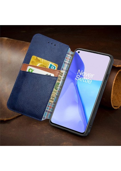 Oneplus 9 Için Kılıf Cüzdan Fonksiyonu Kapak Kapak Moda Tasarım Deri Kılıf (Yurt Dışından)