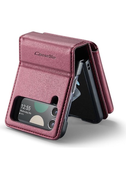 Samsung Galaxy Z Flip 4 5g Kickstand Slim Case Pu Için Caseme Cüzdan Kılıf (Yurt Dışından) fırsatları