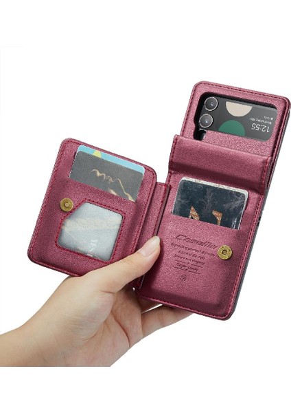Samsung Galaxy Z Flip 4 5g Kickstand Slim Case Pu Için Caseme Cüzdan Kılıf (Yurt Dışından) indirimleri