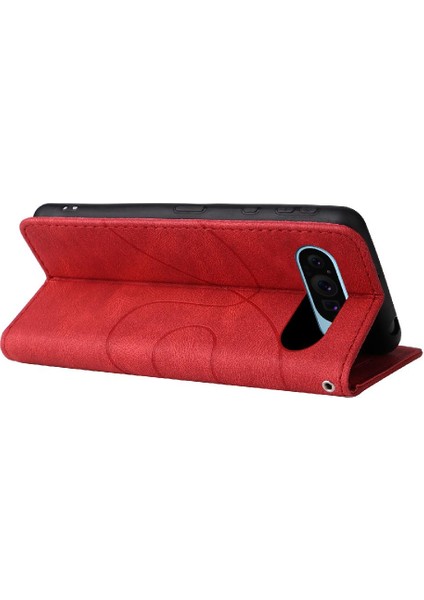 Kart Yuvası ile Piksel 9 5g Pu Deri Flip Folio Kılıf Için Flip Case (Yurt Dışından)