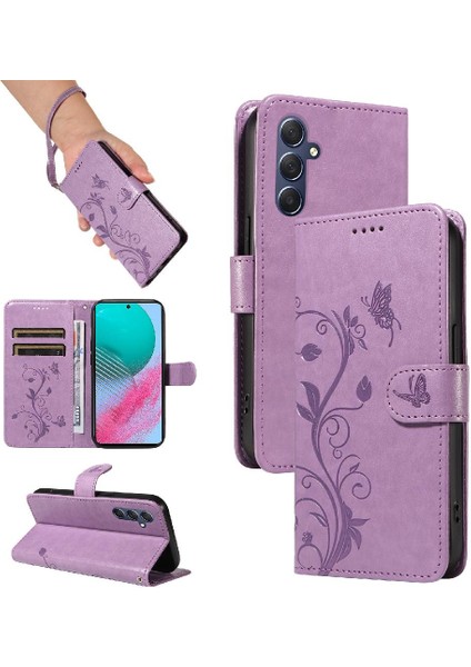 Samsung Galaxy M54 5g Için Kılıf El Kayışı ile Yüksek Kaliteli Deri ve (Yurt Dışından)