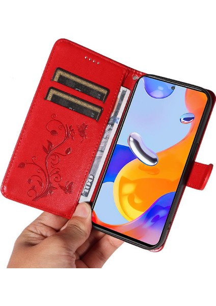 Xiaomi Not 11 4G/11S ve Kart Yuvası Cüzdan Telefon Kılıfı ile Yüksek (Yurt Dışından)