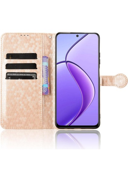 Realme 12 5g Için Geometrik Desen Deri Cüzdan Kapak Manyetik (Yurt Dışından) indirimleri