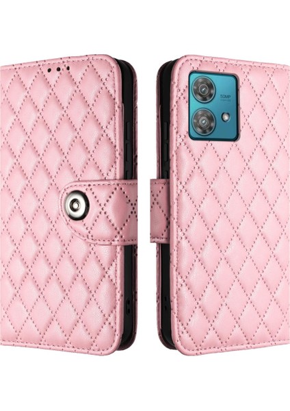 Motorola Kenar 40 Neo Kart Tutucu Cüzdan Kapak Bilek Şeridi Şık (Yurt Dışından)