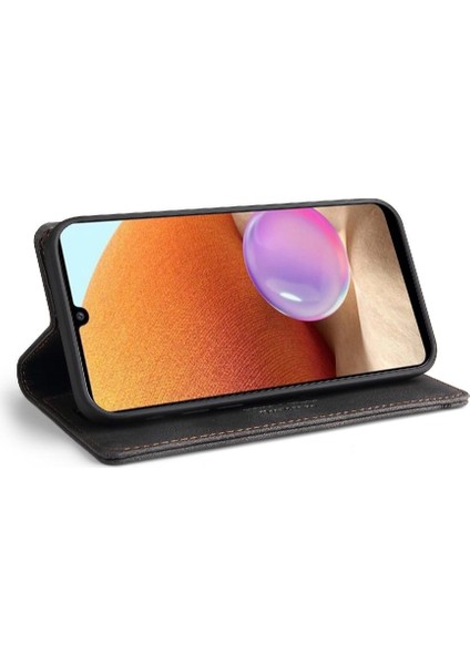 Samsung Galaxy A32 4g Premium Deri Premium Deri Kickstand Için Kılıf (Yurt Dışından) fiyatları