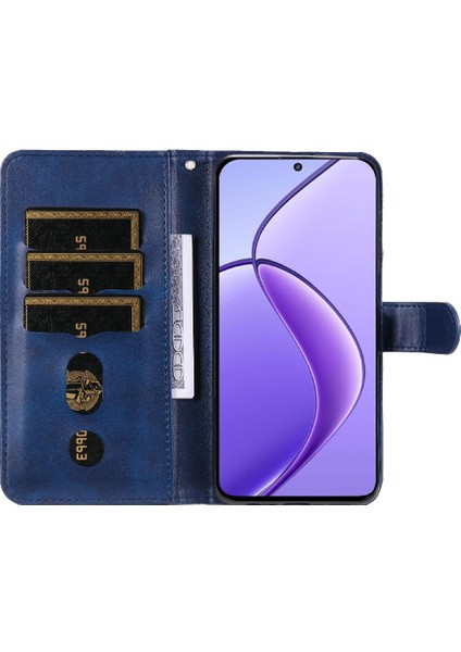 Realme 12 5g Fermuar Koruyucu Kapak Deri Kart Yuvası Sahipleri Için Kılıf (Yurt Dışından) modelleri