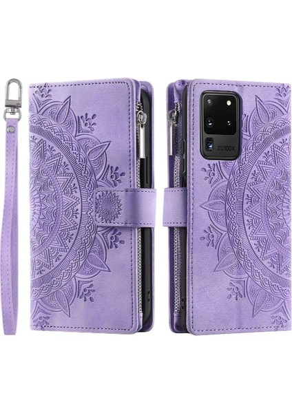 Samsung Galaxy S20 Ultra Karbon Fiber Pu Ince Tahıl ile Eklenmiş (Yurt Dışından)