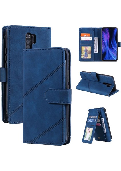 Xiaomi Redmi 9/9 Başbakan Kart Tutucu Için Kickstand Cüzdan Çevir Folio Pu (Yurt Dışından)