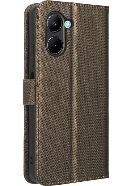 Realme C33 4g Kart Tutucu Kapak Kickstand Manyetik Cüzdan Için Kılıf (Yurt Dışından) indirimleri