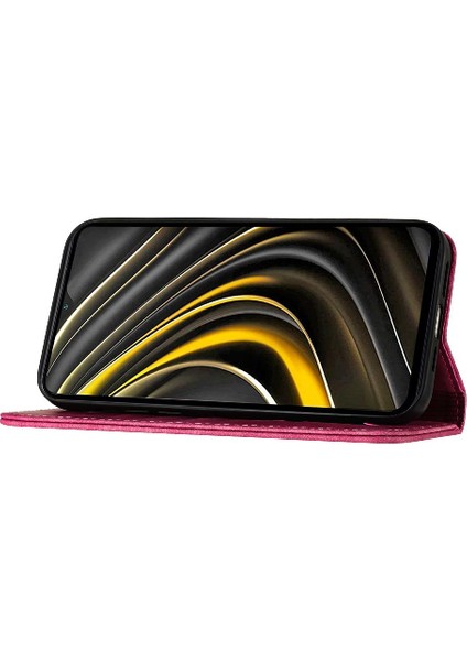 Xıaomı Poco M3 Için Kılıf Cüzdan Kılıf Kart Cep Flip Folio Kabartmalı Kedi (Yurt Dışından) fırsatları