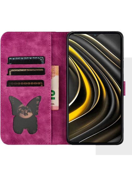 Xıaomı Poco M3 Için Kılıf Cüzdan Kılıf Kart Cep Flip Folio Kabartmalı Kedi (Yurt Dışından) indirimleri