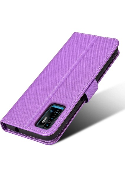 Zte Blade A71 Kapak Manyetik Cüzdan Kickstand Kart Tutucu (Yurt Dışından)