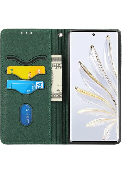 Onur Için Kılıf 80 Flip Folio Kitap Kredi Kartı Tutucu El Cüzdan Pu Kapak (Yurt Dışından)