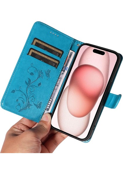 IPhone 15 Için Kılıf Yüksek Kaliteli Deri ve Kart Yuvası Cüzdan Telefon Kılıfı (Yurt Dışından) indirimleri