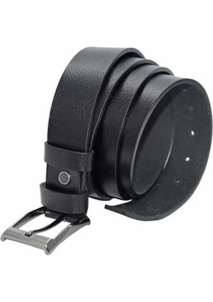 4 Cm. Deri Battal Boy Spor Düz Model Erkek Kemer Siyah Düz modelleri