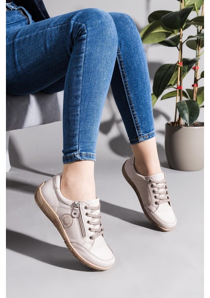 Cosmina Kadın Hakiki Deri Gümüş Günlük Ayakkabı fiyatları