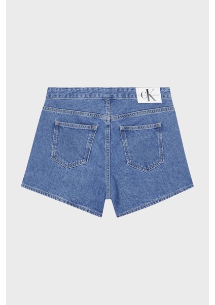 Pamuklu Denim Wrap Short J20J2233001A4 Bayan Short J20J223300 1A4