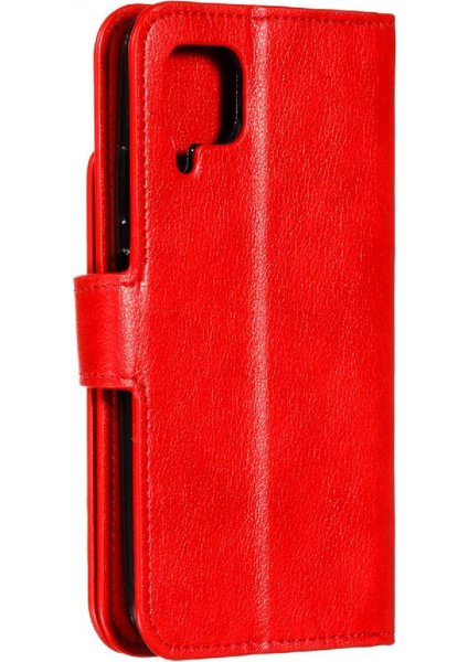 Huawei P40 Lite Manyetik Cüzdan 9 Kart Yuvaları Pu Deri Kickstand Için Kılıf (Yurt Dışından)