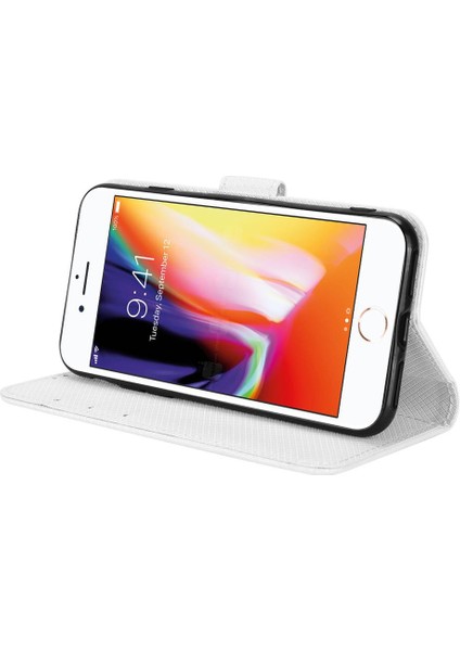 IPhone Se 2022/2020 Kickstand Kapak Kart Tutucu Manyetik Cüzdan (Yurt Dışından)