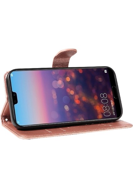El Kayışı ve Kart Yuvası Yüksek Kaliteli Telefon ile Huawei P20 Için Flip Case (Yurt Dışından)