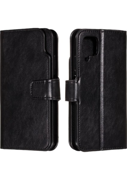 Huawei P40 Lite Manyetik Cüzdan 9 Kart Yuvaları Pu Deri Kickstand Için Kılıf (Yurt Dışından)