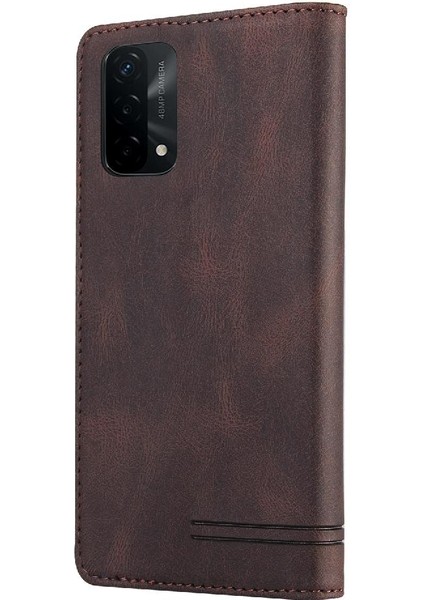 Oppo Için Kılıf A74 5G/A54 5g Iki Kart Yuvaları Kickstand Premium Deri (Yurt Dışından) indirimleri