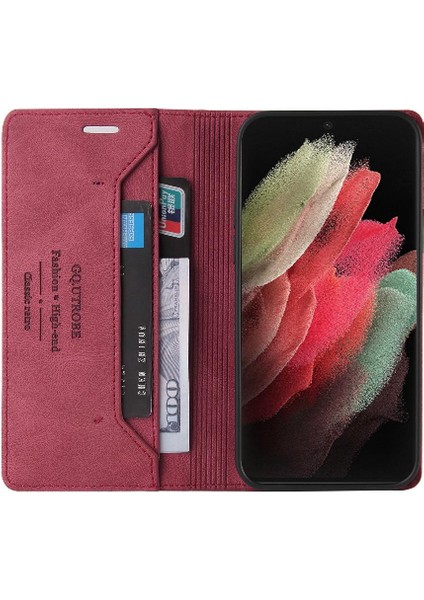Samsung Galaxy S21 Ultra Premium Deri Iki Kart Yuvaları Premium (Yurt Dışından) fırsatları