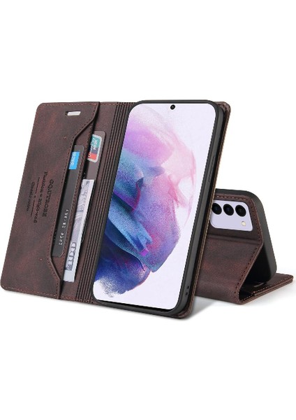 Samsung Galaxy S21 Fe Premium Deri Iki Kart Yuvaları Premium (Yurt Dışından) modelleri